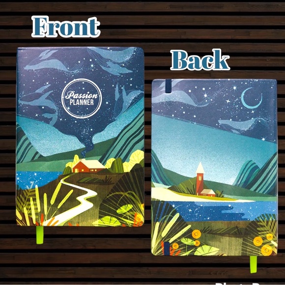 2023 NEW !!! Weekly PASSION PLANNER ALPINE LAKE - Picture 4 of 11